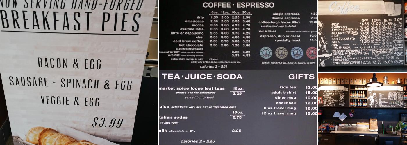 Top Pot Doughnuts Menu