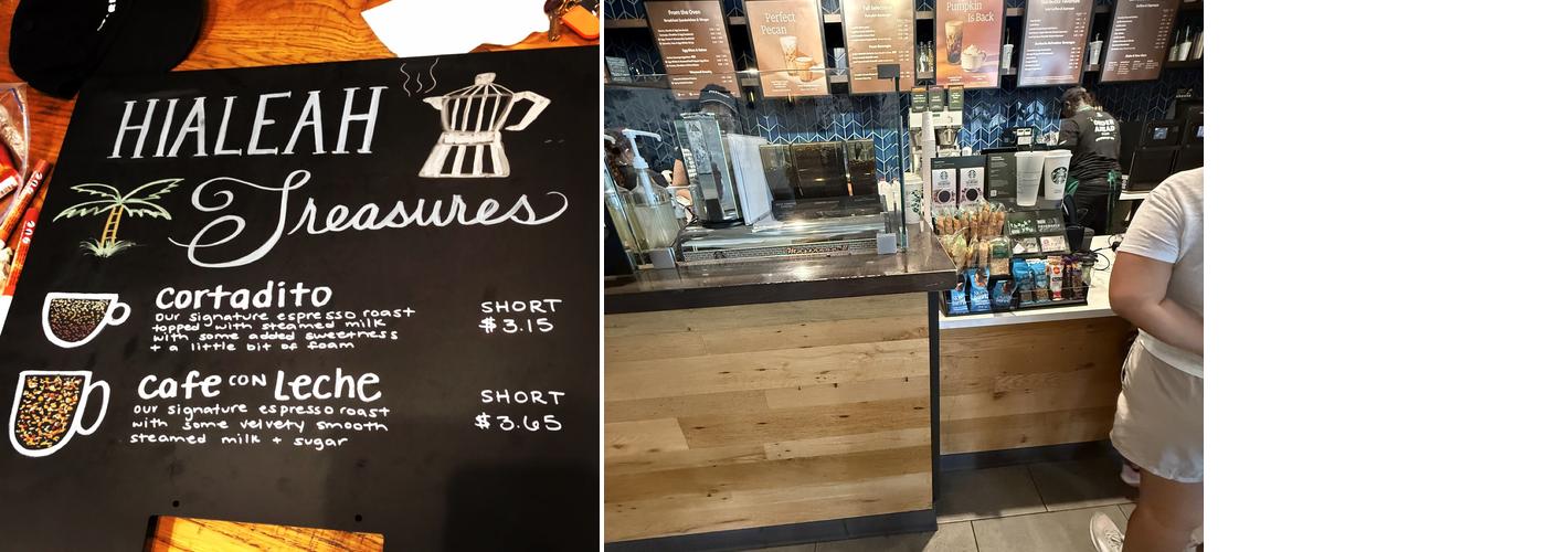 Starbucks Menu