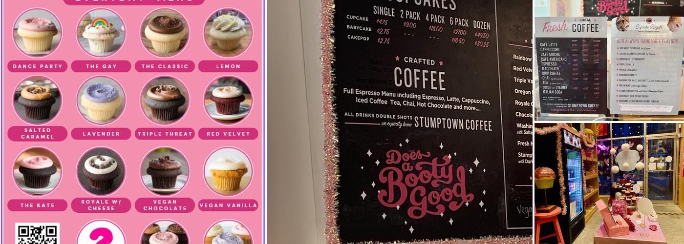 Cupcake Royale Menu