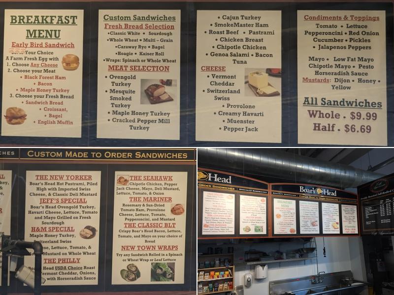 HillTop Deli Menu