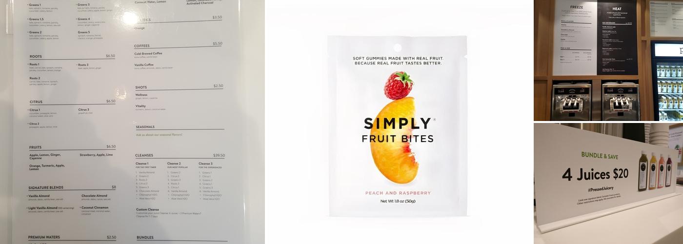 Pressed Juicery Menu