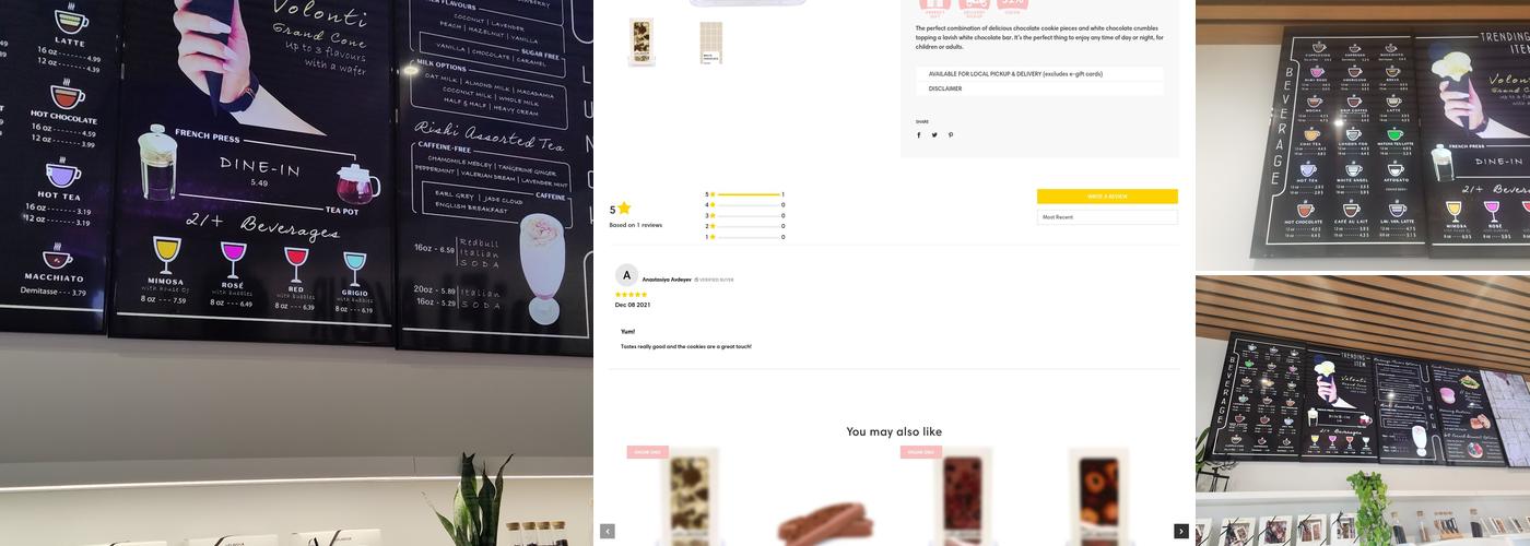 miFLAVOUR Modern French Bakery Menu