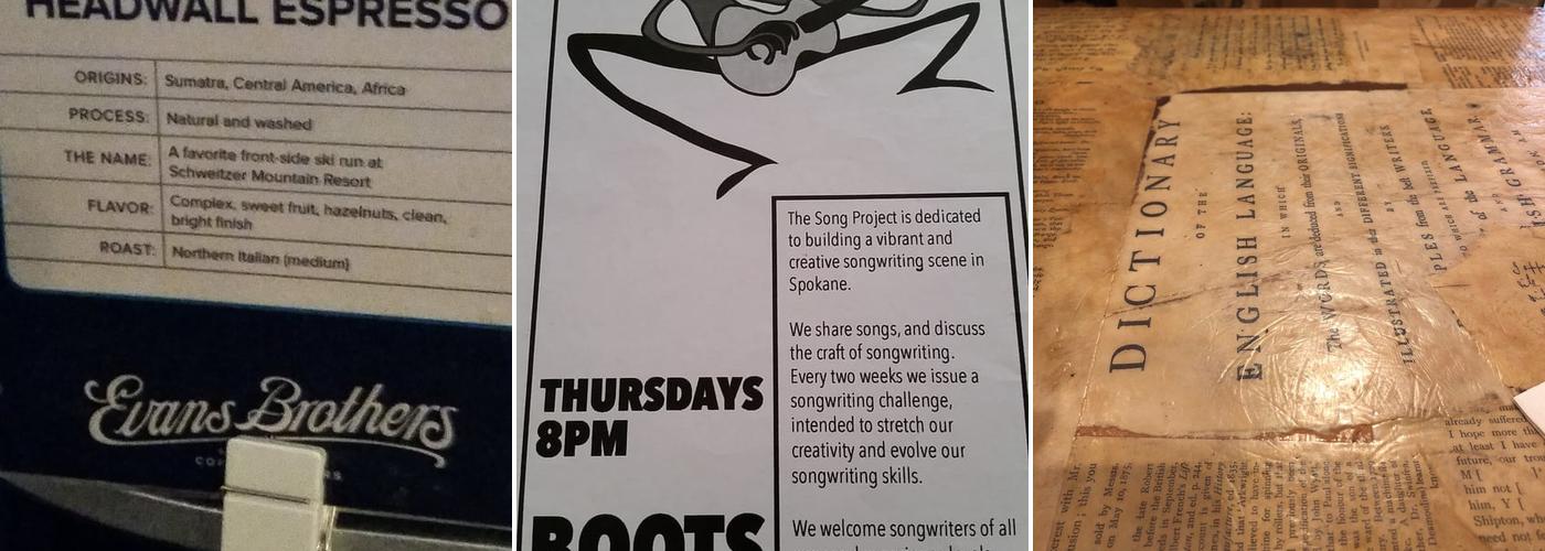 Boots Bakery & Lounge Menu