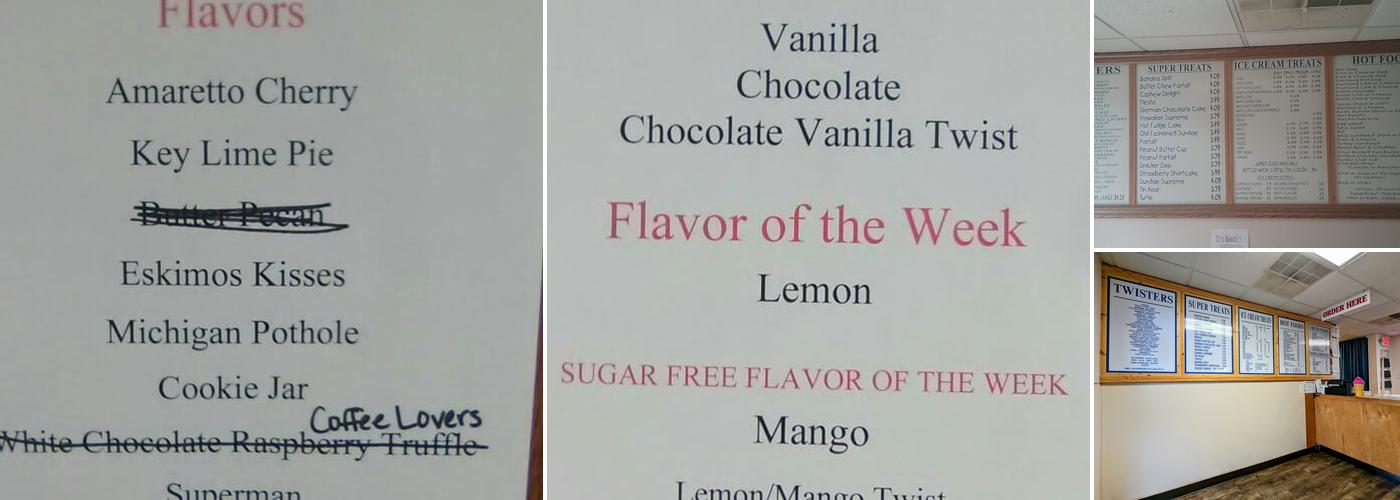 Tasty Twist of Coldwater Menu