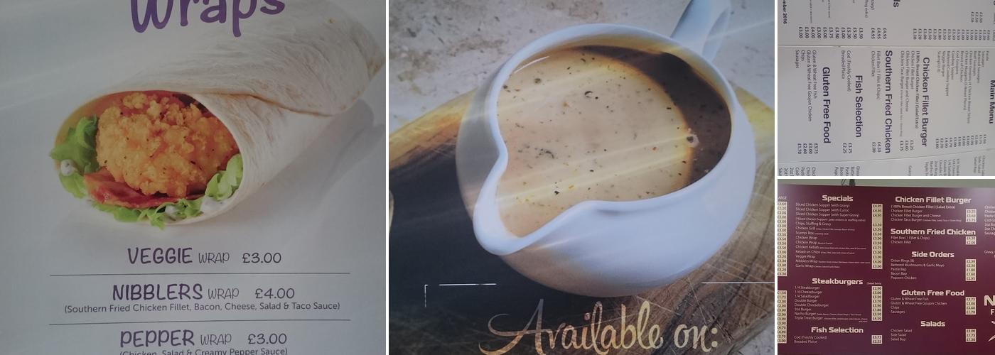 Nibblers Markethill Menu