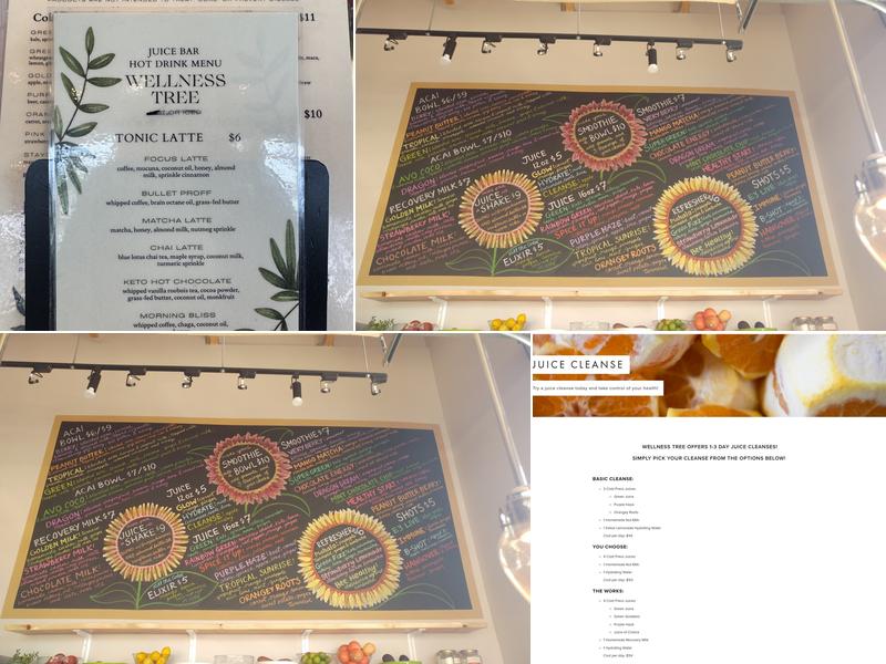 Wellness Tree Juice (Perry) Menu