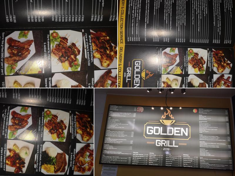 Golden Grill Portadown Menu