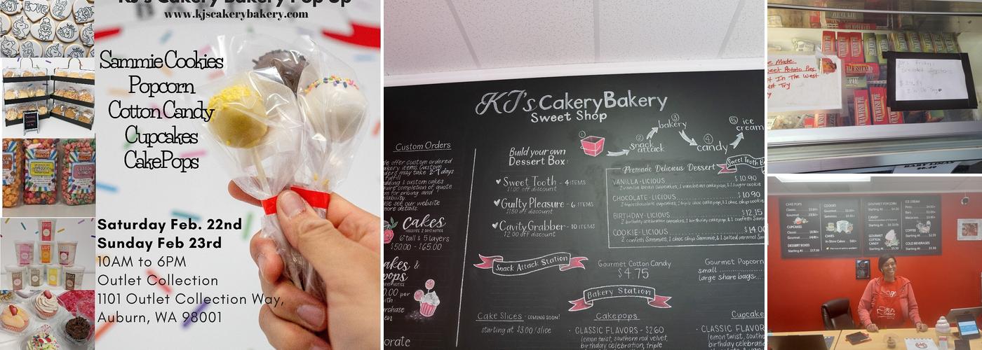 KJs Cakery Bakery Sweet Shop Menu