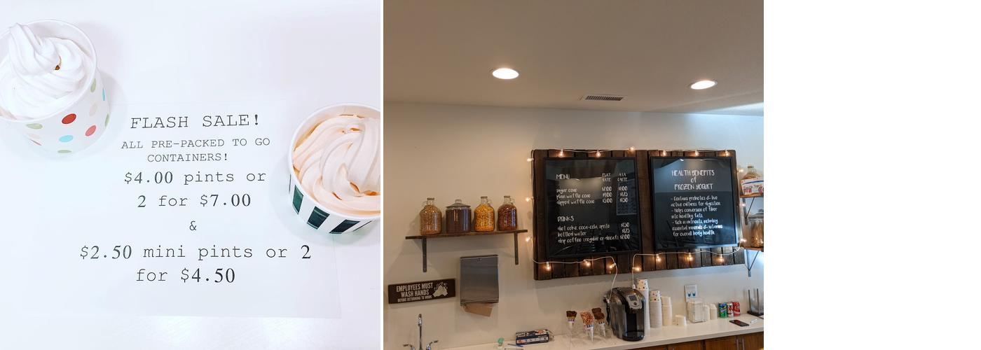 Yogurt Time Menu