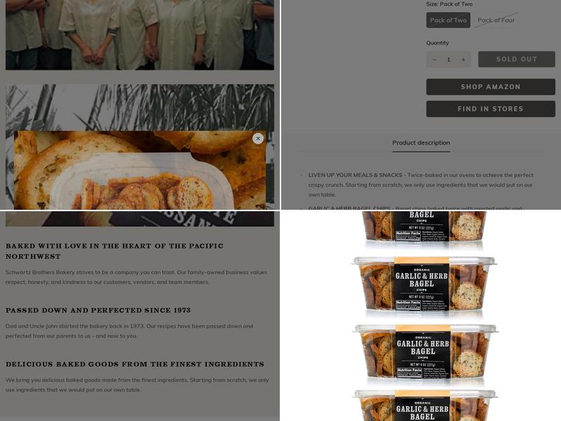 Schwartz Brothers Bakery - Seattle Menu