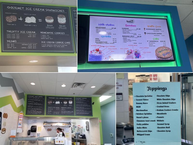Sweet Addiction, Cookies & Ice Cream Menu
