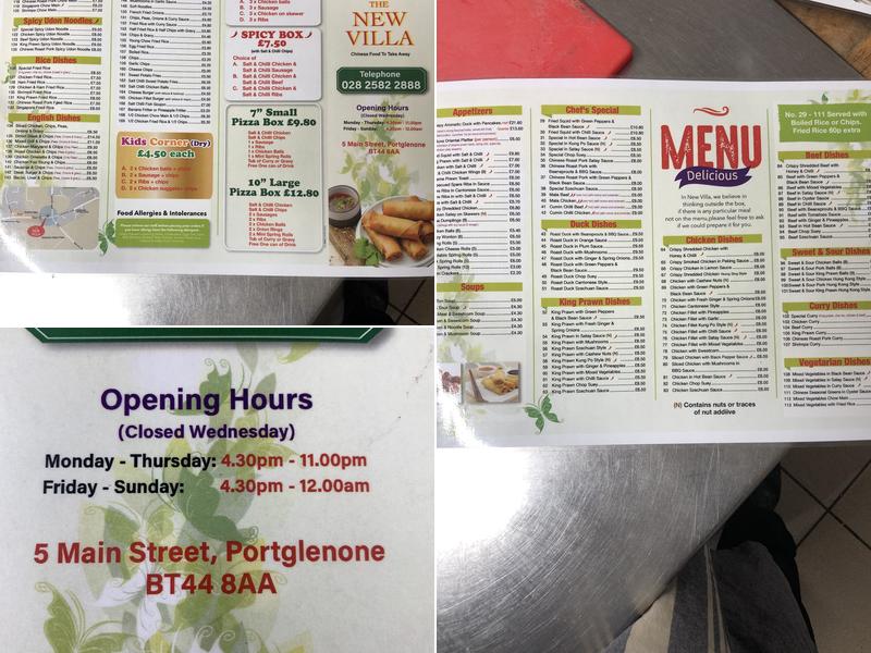 New Villa Chinese Takeaway