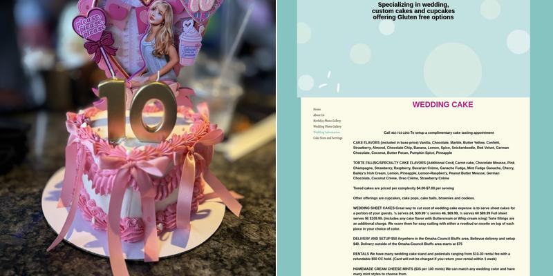 Cake Specialist Menu