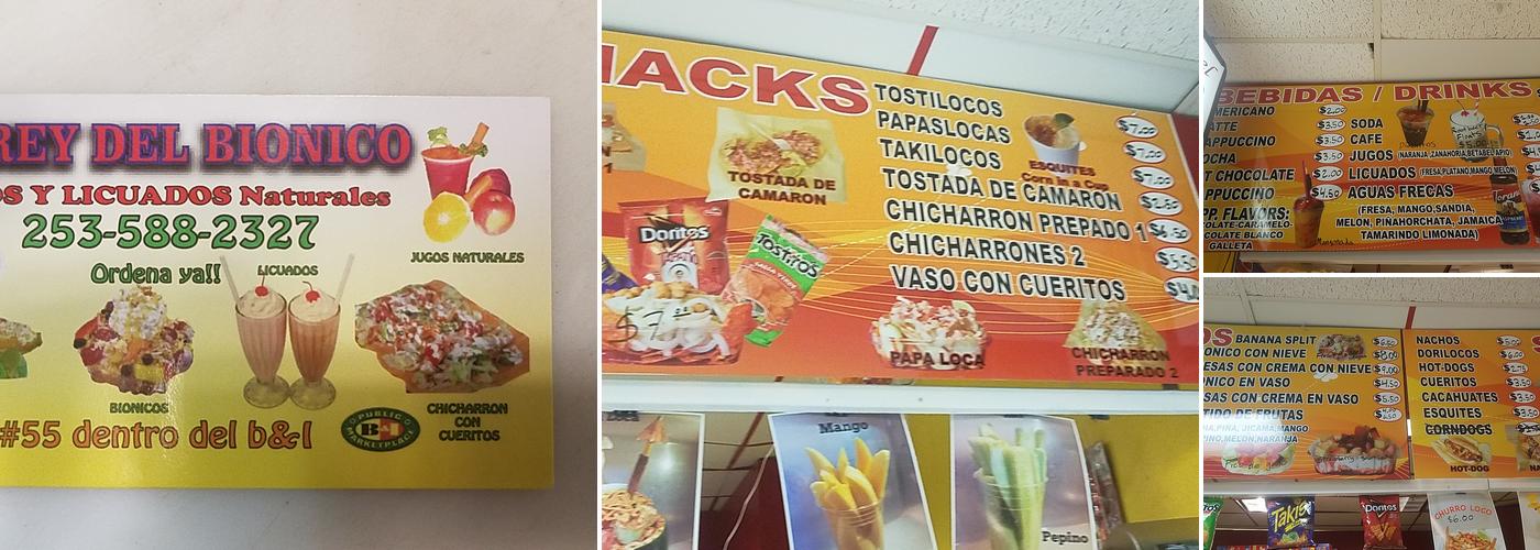 El Rey Del Bionico Menu