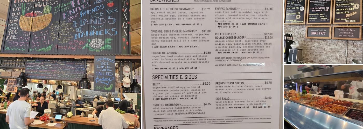 Grand Central Market Menu