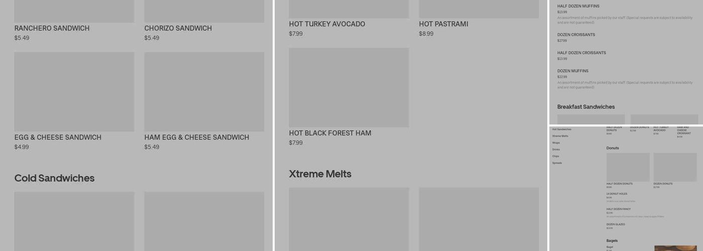 Winchell's Donut House Menu