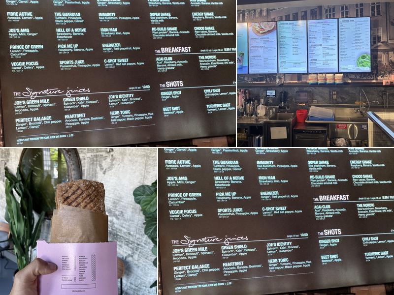 JOE & THE JUICE Menu