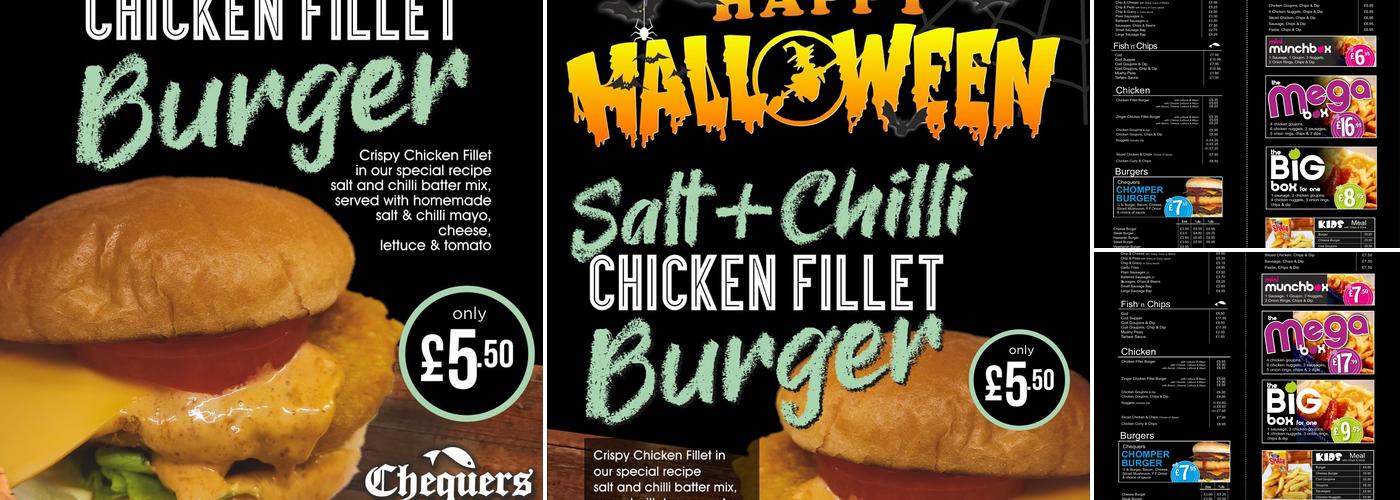 Chequers Long Commons Menu