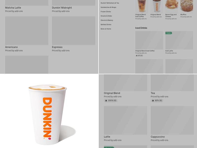 Dunkin' Menu