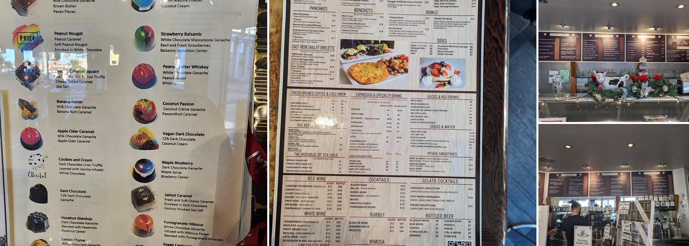 Chocolat Hillcrest Menu