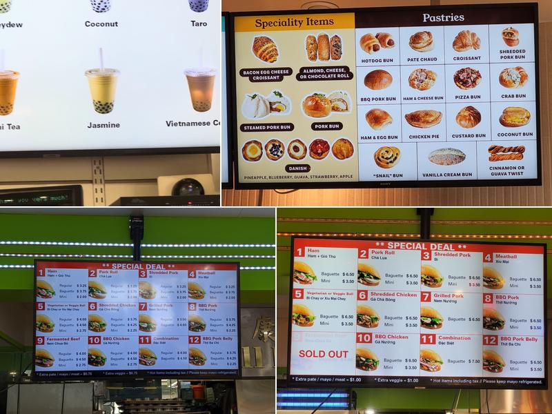 111 Bakery Inc. Menu