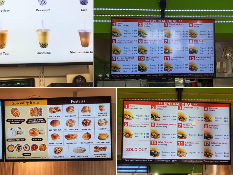 111 Bakery Inc. Menu