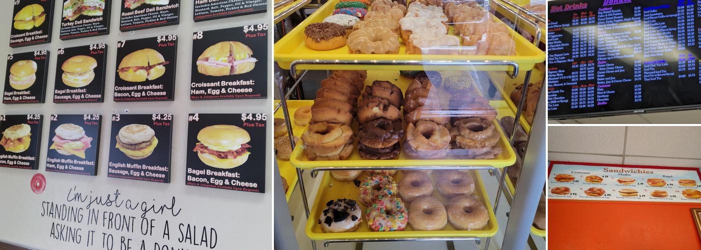 Dawn Donuts Menu