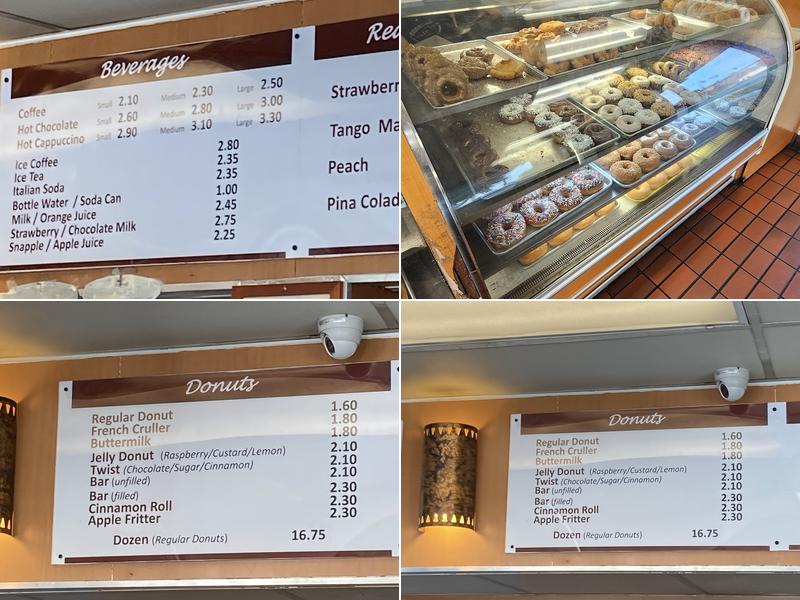 Happy Donuts Menu