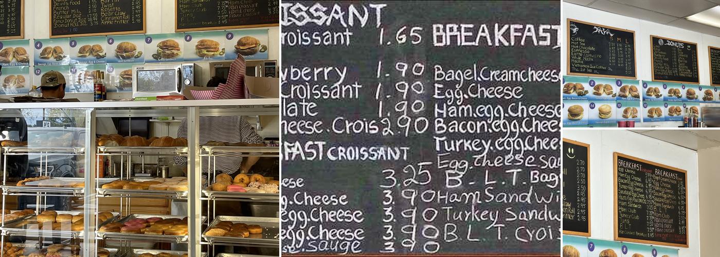 Maple leaf Donuts Menu