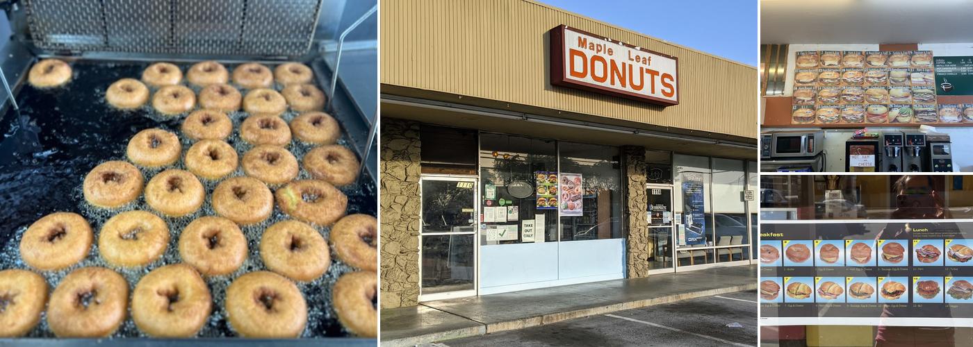 Maple Leaf Donuts Menu