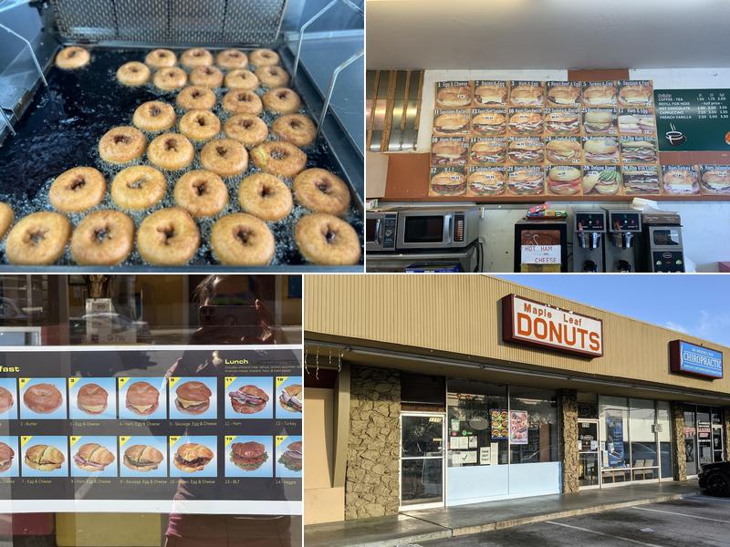 Maple Leaf Donuts Menu