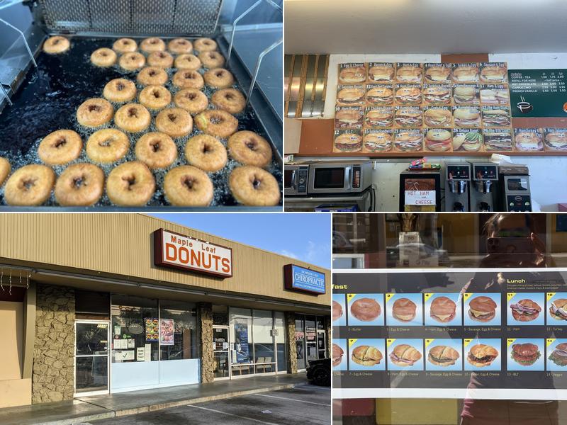 Maple Leaf Donuts Menu