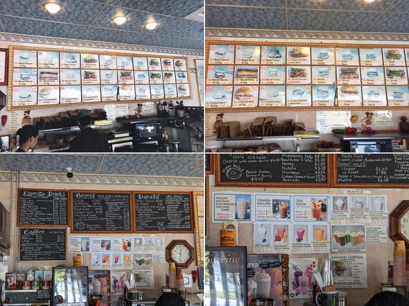 Bernal Bagel & Donut Menu