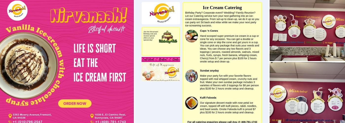 Nirvanaah! Menu