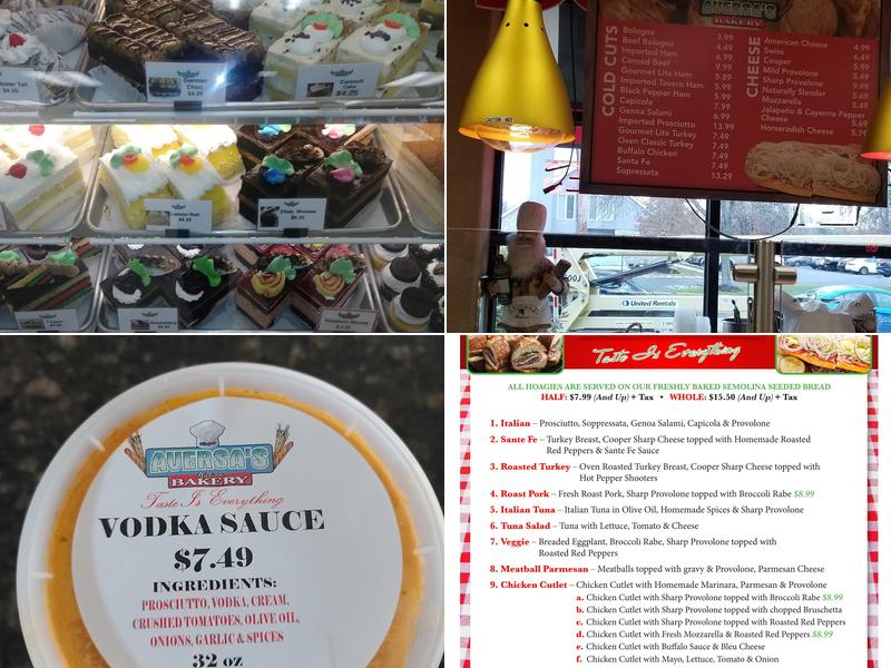 Aversa's Italian Bakery Menu