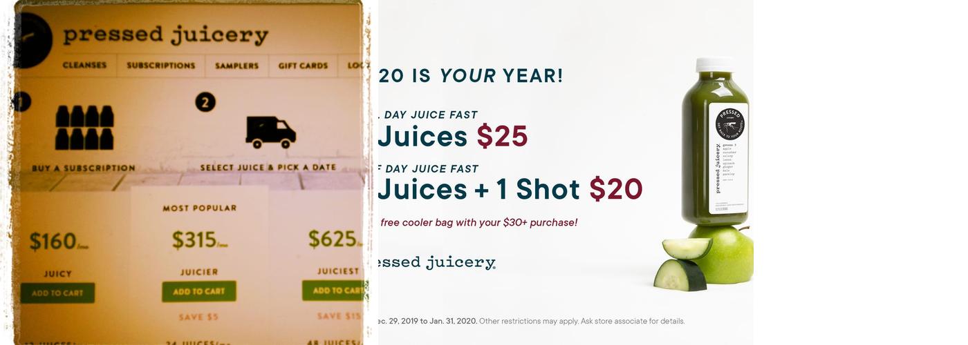 Pressed Juicery Menu