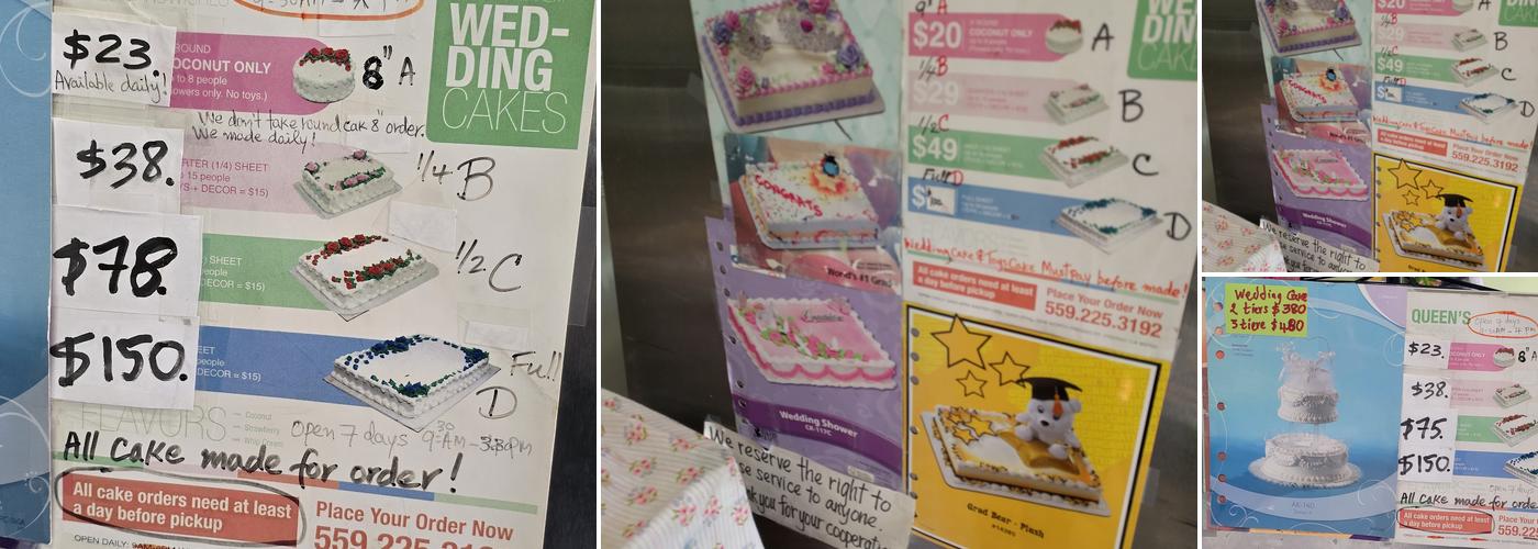 Queen’s Sandwiches & Cakes Menu