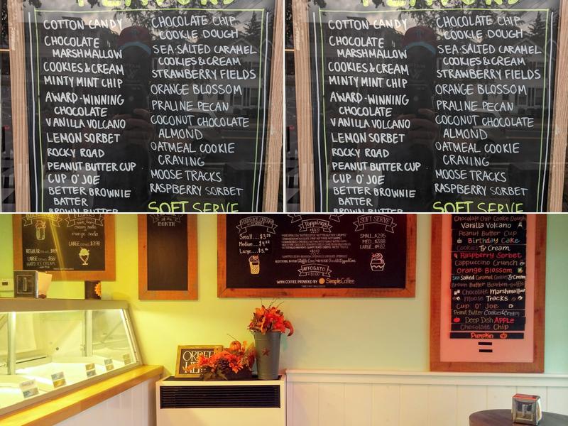 Mendham Creamery Menu