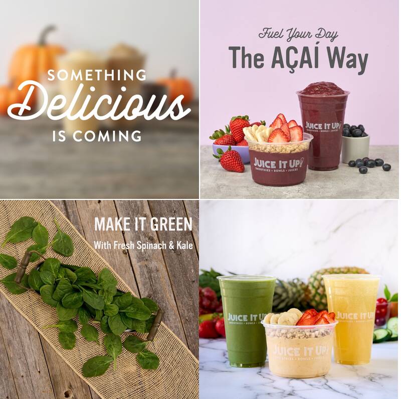 Juice It Up! Menu