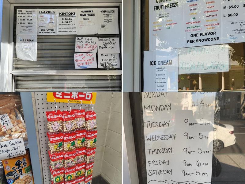Osaka-Ya Menu