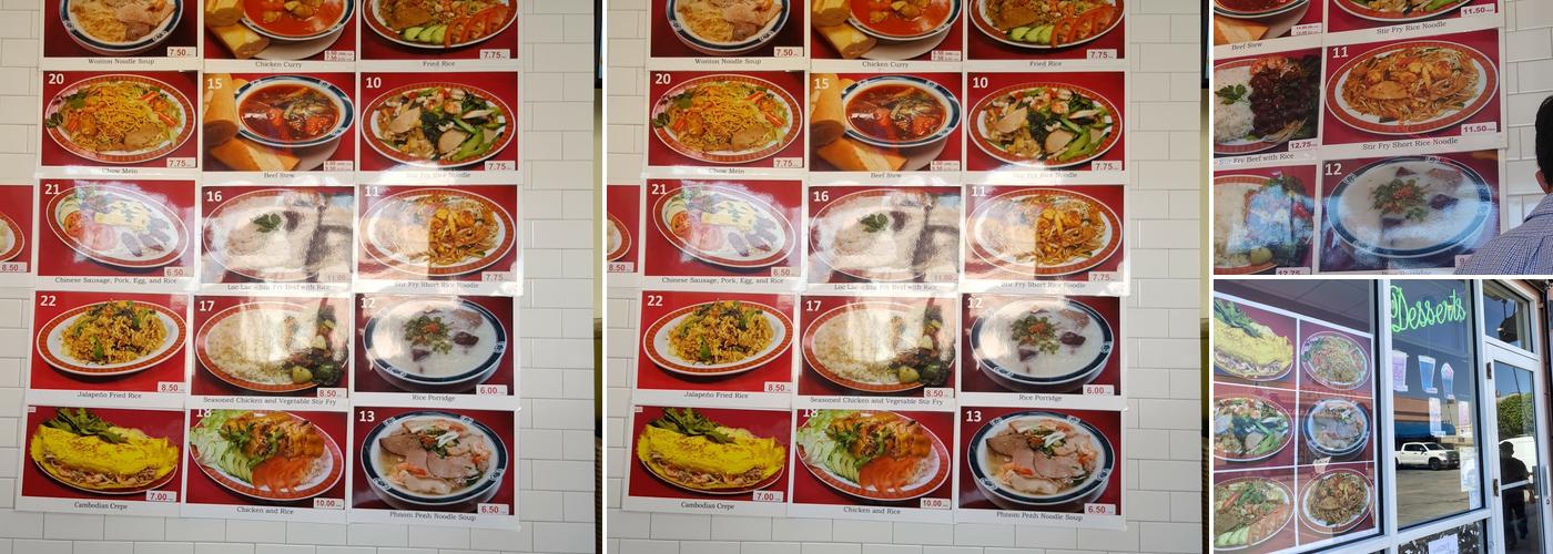 Angkor Delight Sandwich &food Menu