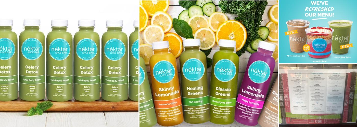 Nekter Juice Bar Menu