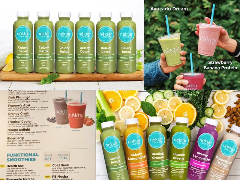 Nekter Juice Bar Menu