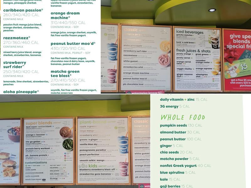 Jamba Menu