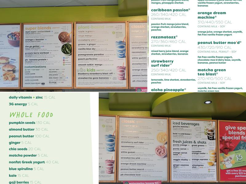 Jamba Menu