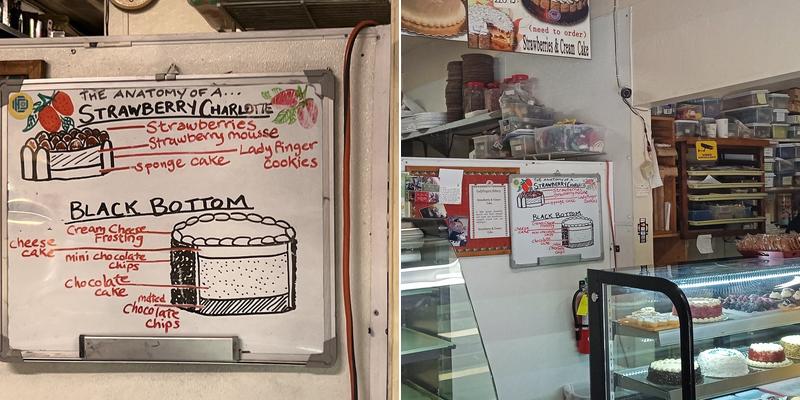 Ladyfingers Bakery Menu