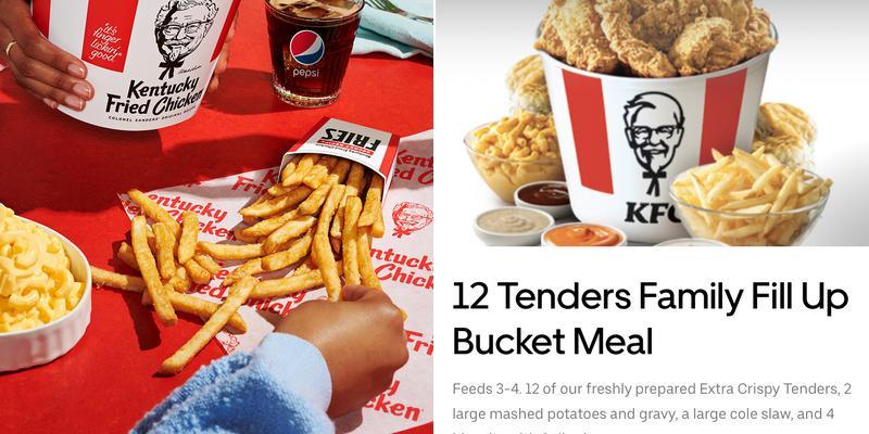 KFC Menu