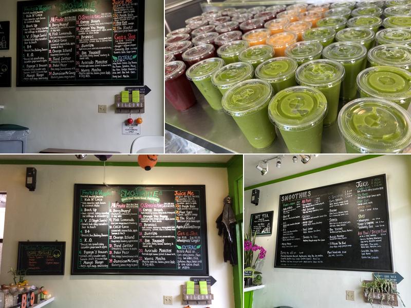 O Smoothie Menu