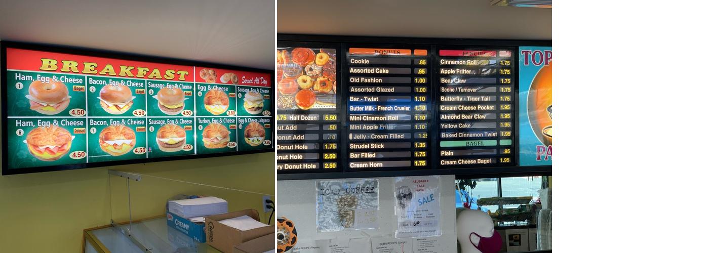 Top Donut House Menu