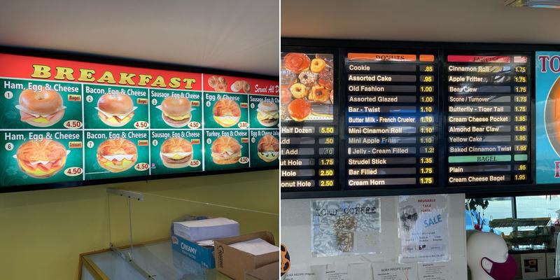 Top Donut House Menu